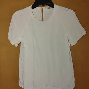 ETRO Woman's Silk Short Sleeves Blouse Size 40 Used